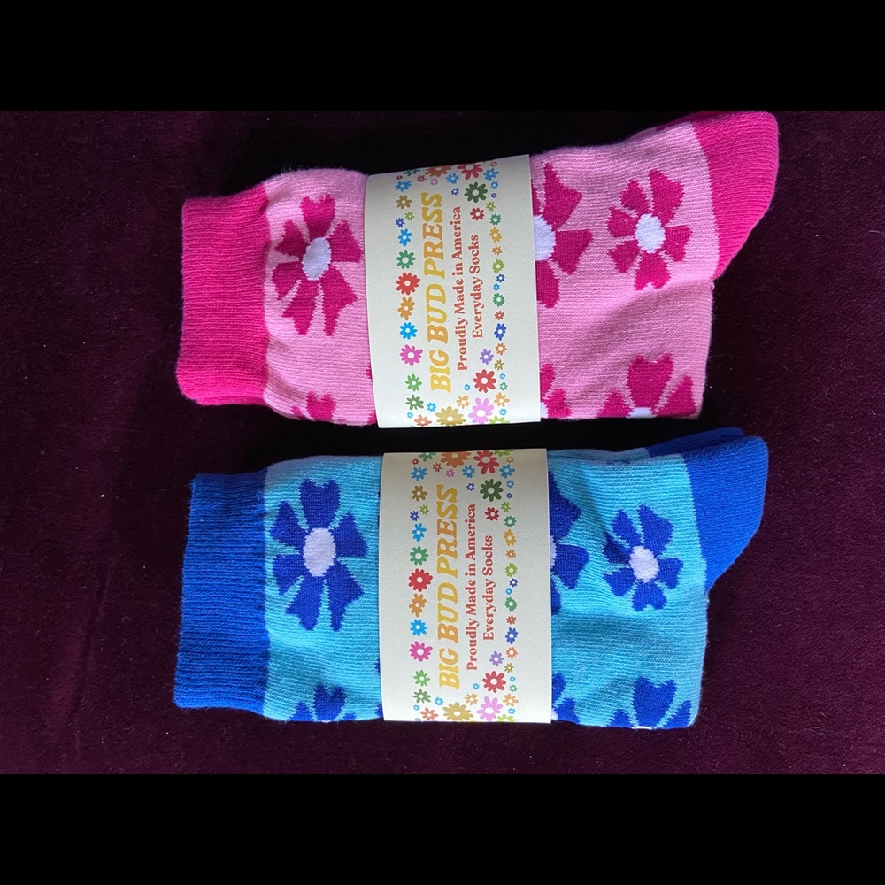 Big Bud Press Sample Sale Socks - Pink
